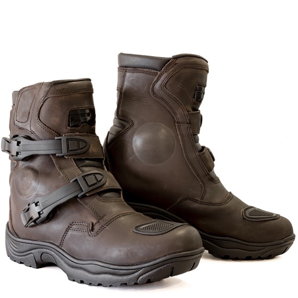 Richa Richa Colt Short Leather Boots Brown